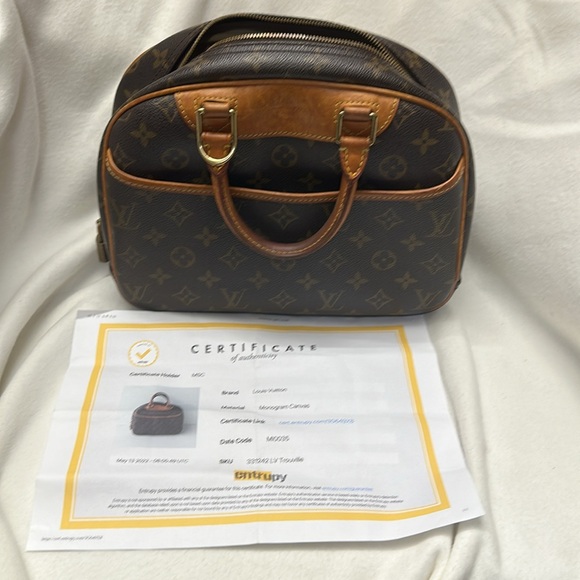 Louis Vuitton trouville authenticated with COA code mi0035 - Picture 6 of 7